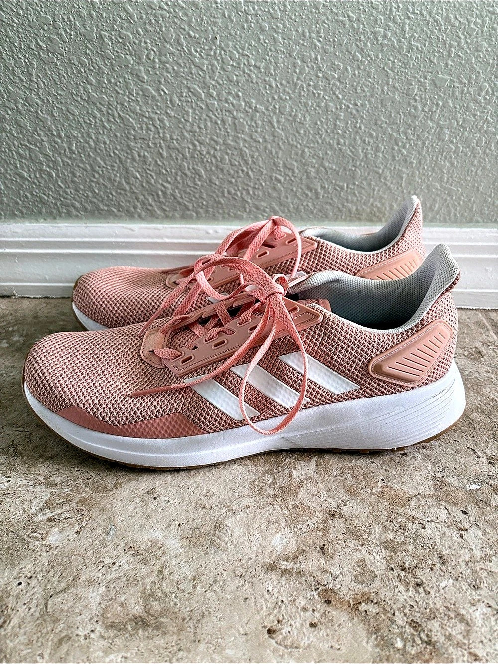 Adidas Women's Pink & White Athletic Shoes
